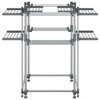 vidaXL Laundry Drying Rack 42.1"x42.1"x47.2" Aluminum - 3 of 4