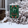 Briarwood Lane Christmas Burlap Garden Flag 12x18 For Outdoor Joyful World For Christmas Garden Flag Flags For Outside - 4 of 4