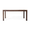 NicBex 69" Outdoor Dining Table,Rectangle Patio Table with Acacia Wood Finish for 4 to 6 Chairs,Outdoor Furniture,Dark Brown - 2 of 4