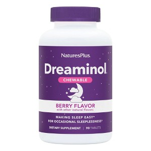 Dreaminol-Sleep Chewable-Berry Flavor by Nature's Plus  -  90 Chewable - 1 of 3