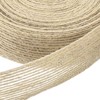 Unique Bargains Burlap Wired Soft Decorative Ribbon Trims for Gift Wrapping - 3 of 4