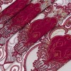 RT Designer Collection Betsy Macrame Rod Pocket Curtain Panel 52" x 84" Burgundy - 3 of 4