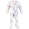 Touched by Nature Baby Girls Organic Cotton Sleep and Play, Flower Market - 3 of 4