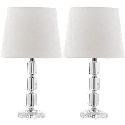 Erin Crystal Cube Lamp - 16 Inch Height - LIT4126 - Safavieh