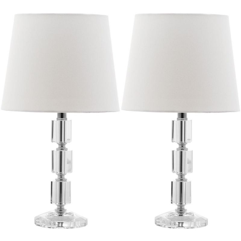 Erin Crystal Cube Table Lamp (Set of 2)  - Safavieh, 1 of 9