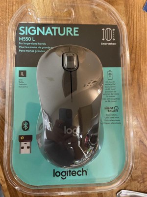 Logitech Signature M550 Wireless Mouse - Large - Graphite : Target