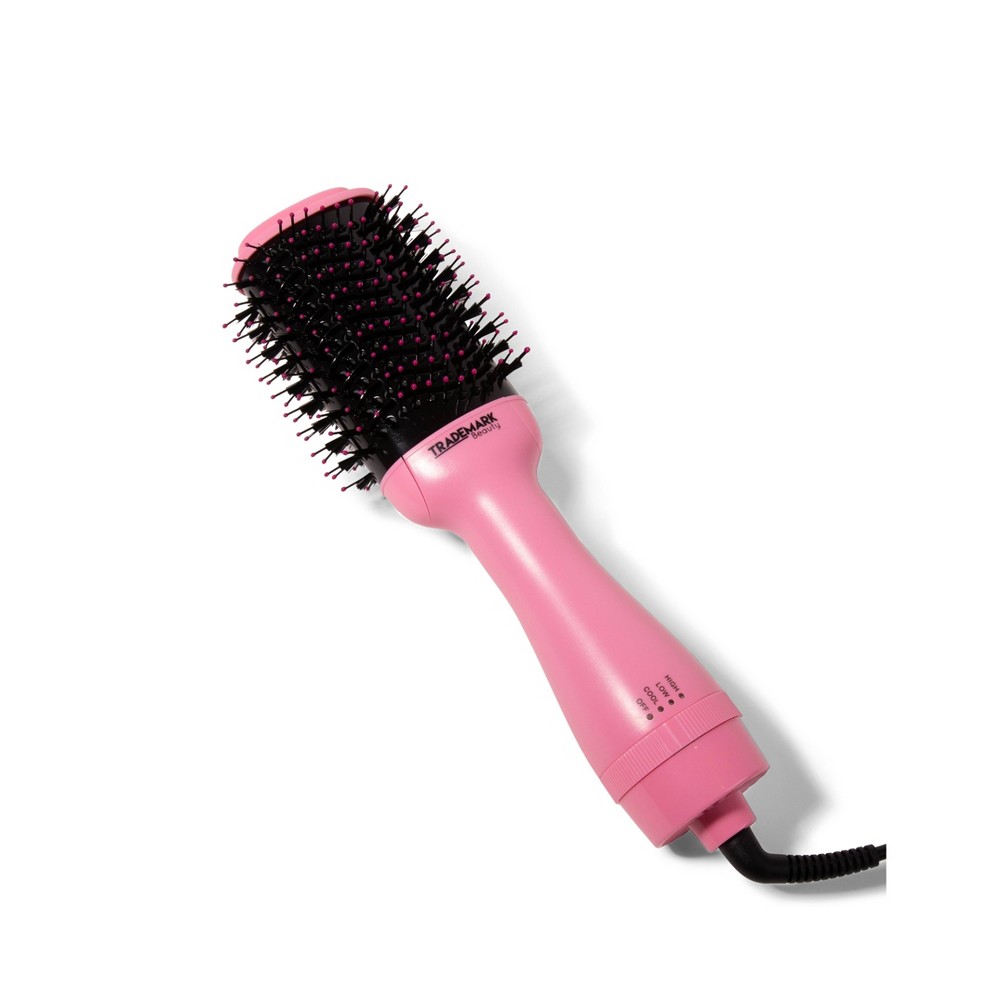 Photos - Hair Dryer Trademark Beauty Easy Blo  & Styler - Pink