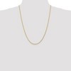 Black Bow Jewelry 2.25mm 10k Yellow Gold D/C Quadruple Rope Chain Necklace - 2 of 4
