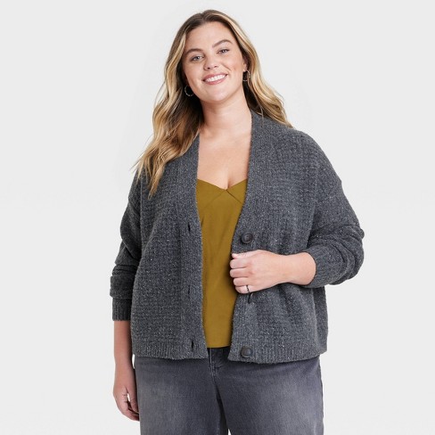 Women's Open-front Cardigan - Universal Thread™ Light Brown Xl : Target