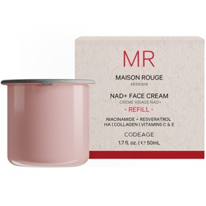 Maison Rouge NAD+ Face Cream Refill Only by Codeage - Resveratrol, Niacinamide, Collagen, Hyaluronic Acid, Vitamin C, Aloe Vera, 1.7 fl oz - 1 of 4