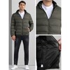 Lars Amadeus Men's Winter Lightweight Detachable Padded Hood Puffer Jackets - 4 of 4