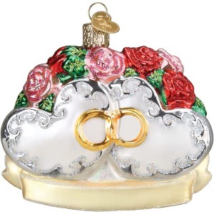 Old World Christmas Glass Blown Ornament for Christmas Tree, Couple's First Christmas - 1 of 4