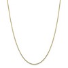 Black Bow Jewelry 1.3mm, 10k Yellow Gold, Diamond Cut Cable Chain Necklace - 3 of 4