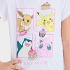 Girls' Pokemon Cafe Short Sleeve Graphic T-Shirt - White - 2 of 4