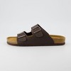 CUSHIONAIRE Men's Lane Cork Footbed Sandal with +Comfort,  Arch Support, Adjustable Straps, Casual Summer Footwear - 2 of 4
