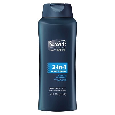 Suave Professional For Men 2-in-1 Shampoo & Conditioner - Ocean Charge 28 fl oz