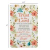 Dicksons Trust in The Lord Peach Floral 4 inch Paper Pocket Card Bookmark Pack of 12 - 3 of 4