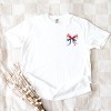 Simply Sage Market Patriotic Bow Star Coquette Garment Dyed Tee - 2 of 4