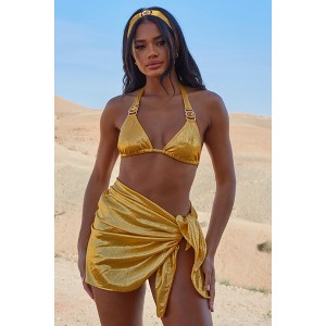 Moda Minx Shimmering Lights 'Honey' Short Sarong - 1 of 1