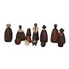 Transpac 4.75 in Multicolor Christmas Whittled Nativity Set of 11 Decorative Objects for Holiday Decor - 2 of 3