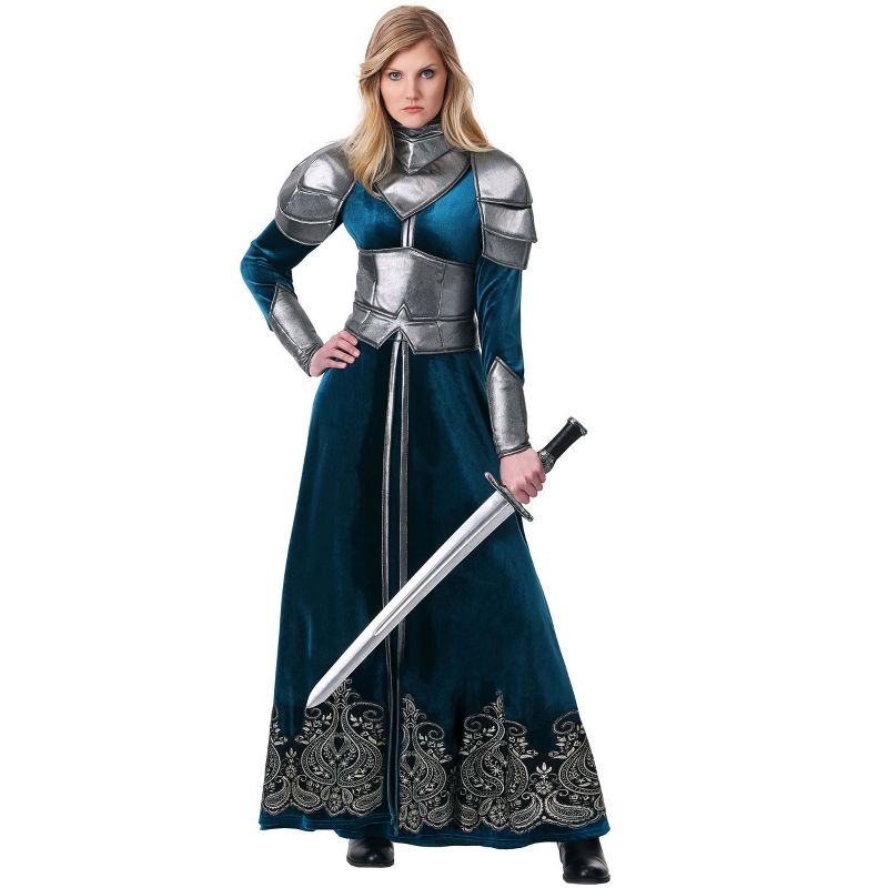 HalloweenCostumes.com Medieval Warrior Costume for Women, 4 of 5