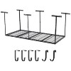 GustoWave Garage Ceiling Storage Racks, Heavy Duty Overhead Storage with Adjustable Height, Black - 2 of 4