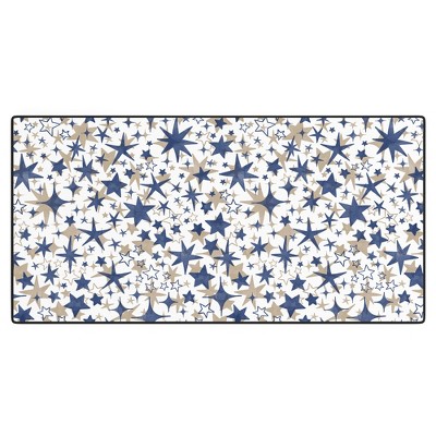 Marta Barragan Camarasa Starry sky of stars B Desk Mat -Deny Designs
