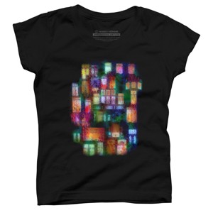 Girl's Design By Humans Window Art By hkartist T-Shirt - 1 of 2