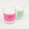 "Mom & Me" Mother's Day DIY Message Candle Green - Love x June - 4 of 4