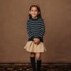 Hope & Henry Girls' Organic Long Sleeve Mock Neck Sweater with Gold Buttons, Kids - 2 of 4