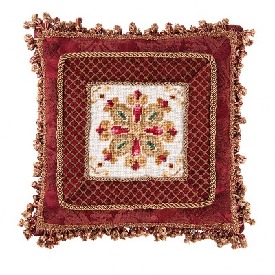 C&F Home 14" x 14" Yuletide Needlepoint Pillow