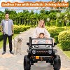 Jojoka 24V 2 Seater Ride On Truck for Kids, Electric Car with Remote, 4x55W Motor, 4WD/2WD, LED Lights, Battery Powered - 4 of 4