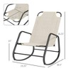 Garden Rocking Chair Outdoor Indoor for Patio, Balcony, Porch - 2 of 4