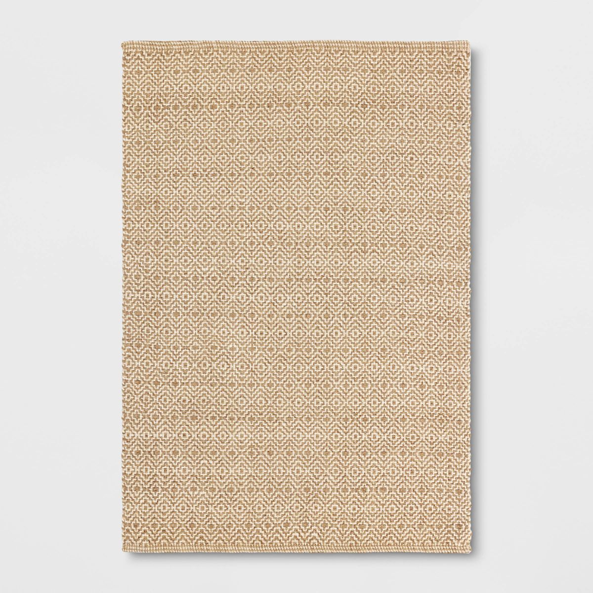 Jute Diamond Area Rug Tan/Ivory - Threshold™
