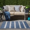Nourison Positano Modern Stripes Flatweave Outdoor Rug - 2 of 4