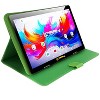 LINSAY 10.1" Octa Core  256GB Storage Android 15 Tablet with Green Leather Case - 3 of 3