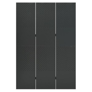 vidaXL Room Divider Freestanding Privacy Screen for Room Separation Steel - Anthracite 47.2" x 70.9" - 1 of 4