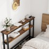 Narrow Console Tables - 2-Tier Sofa Table with Farmhouse Style - Durable and Stable, Perfect for Entryway, Living Room, Bedroom, Hallway, Corridor - 3 of 4