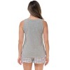 Just Love Womens Tank & Short Cute Pajama Set - Ribbed PJ Sets Sleepwear Loungewear - 3 of 3
