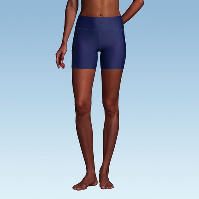 Lands' End Women's 6" High Waisted Bike Swim Shorts