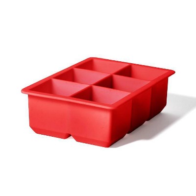 Best Ice Cube Trays - Large Silicone Pack - 8 Giant 2 Inch Ice Cubes Molds