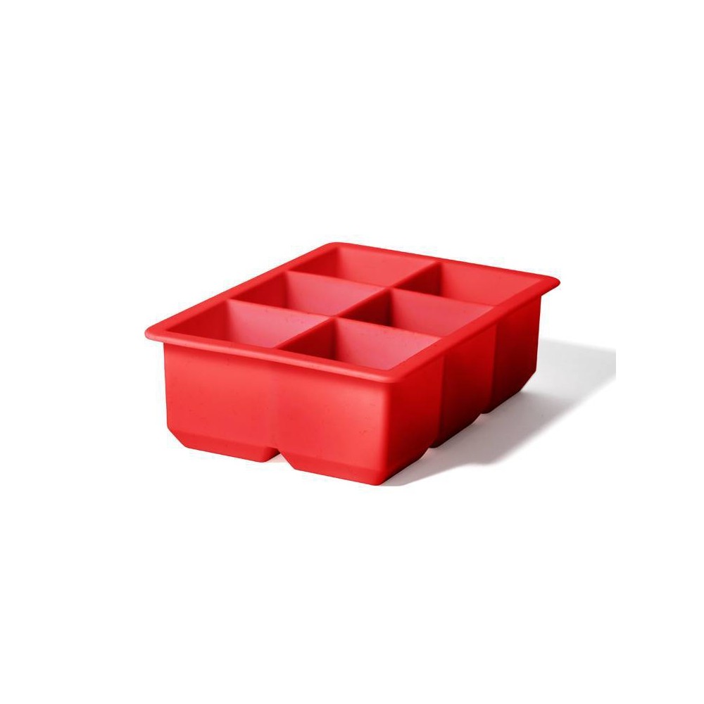 Photos - Barware Houdini Silicone Ice Tray Red