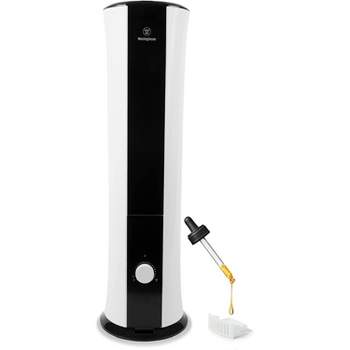 Westinghouse 28-inch Cool Mist Ultrasonic Tower Humidifier, 6L Top Fill Air Humidifier and Essential Oil Diffuser, Adjustable Mist for Large Bedrooms