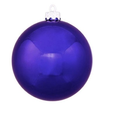 Northlight Shiny Indigo Blue Shatterproof Christmas Ball Ornament 8" (200mm)