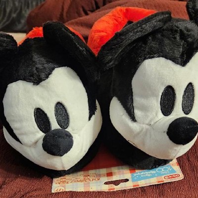 Women's Disney 100 Mickey Mouse Matching Family Slippers - Red 7-9 : Target