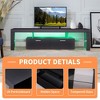 LED TV Stand for 55/65/70/75 Inch TV Media Center Modern Entertainment Center with Storage for Living Room Bedroom - 4 of 4