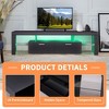 LED TV Stand for 55/65/70/75 Inch TV Media Center Modern Entertainment Center with Storage for Living Room Bedroom - image 4 of 4