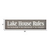 Slickblue Lake Life Wall Decor – Rustic Lake House Rules Wood Sign – Cottage Vibe Wall Accent 9x36, 10 Color Options - 3 of 3