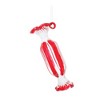 Melrose Glass Peppermint Ornament (Set of 12) - 4 of 4
