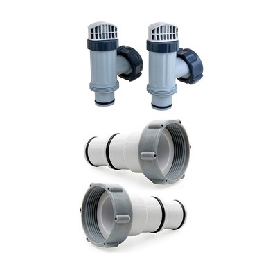 Intex Above Ground Plunger Valves And Replacement Hose Adapter A ...